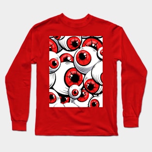 Red eyes Halloween witch Long Sleeve T-Shirt